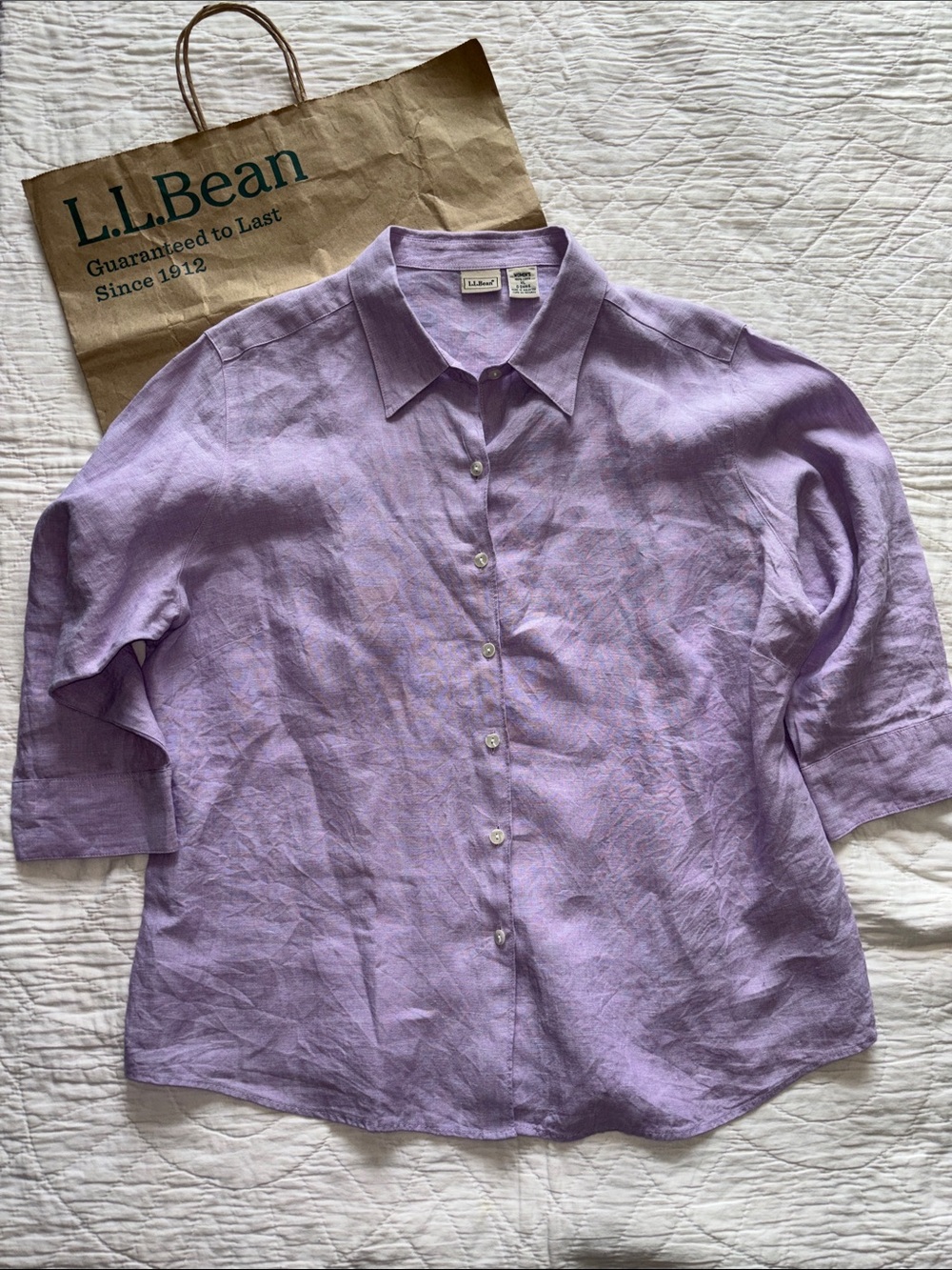 LL Bean Linen Shirt